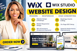build wix website, wix studio website design wix ecommerce