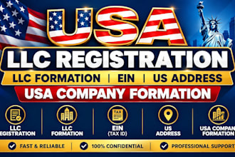 do USA llc registration, USA formation ein for US and non residents