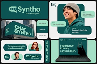design full branding kit, brand guidelines, logo and brand style guide, branding