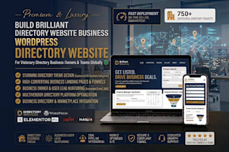 build brilliant directory website business wordpress directory website