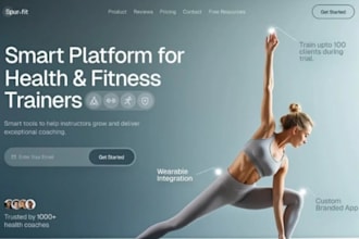 redesign design wix fitness coach yoga dance website with online booking website