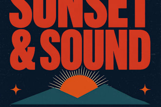 create and design digital posters for events
