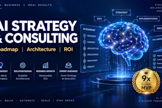 be your ai consultant for strategy, architecture and implementation roadmap