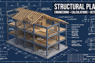 provide structural engineering calculations, foundation and framing plans
