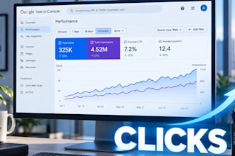 increase google search console CTR organic clicks and website traffic