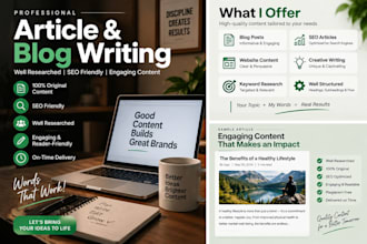 write engaging articles and blog posts
