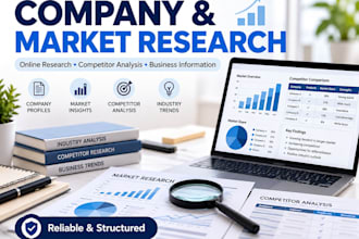 conduct company and market research online