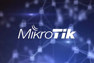 for 5 I will do professional mikrotik router configuration and VPN setup