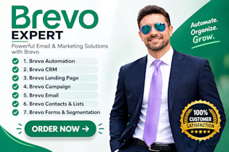 design brevo landing page brevo automation brevo crm brevo campaign brevo expert