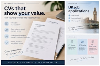 review and improve your CV for UK job applications
