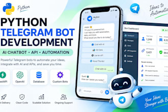 build a python telegram bot with ai and openai API