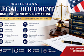 draft, review and format professional legal documents