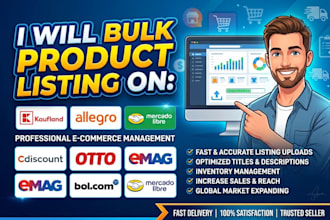 bulk product listing on kaufland allegro cdiscount otto emag bol mercado libre