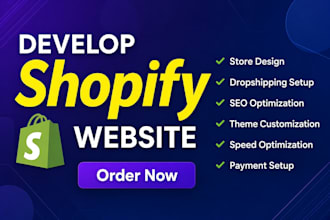 design german shopify dropshipping store with SEO for pod dropshipping store