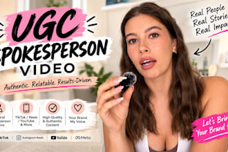 create engaging ugc spokesperson videos for your brand, products, and services