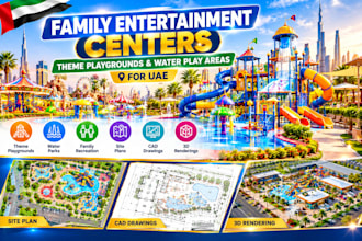 design uae family entertainment centers, theme playgrounds and water play areas