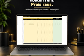 create custom excel spreadsheets and calculators for your business