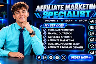 recruit affiliates for your affiliate program with targeted outreach
