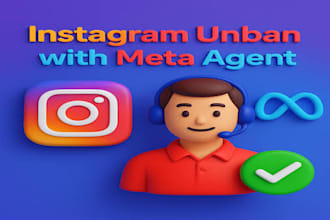 restore instagram page, ig, fb profile unbanning issues