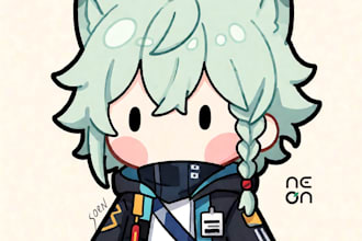 create custom ai anime character illustrations for you