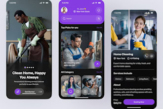 develop handyman app home service app and on demand service booking app