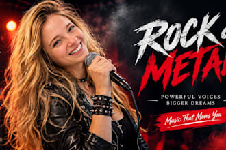sing female rock and metal vocals for hard rock and gothic songs