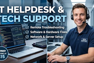 fix software printers and any other problems with any desk