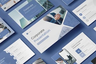 design or redesign powerpoint, google slides and canva business presentations