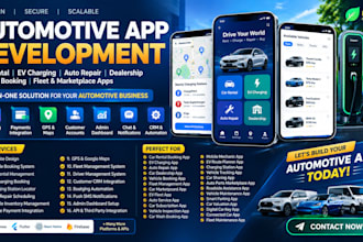 do car rental app ev charging app auto repair car dealership vehicle booking app