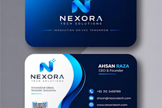 make a company profile, business cards and designs