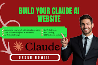 design and build a claude ai website using claude code