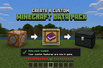 create a custom minecraft data pack for you