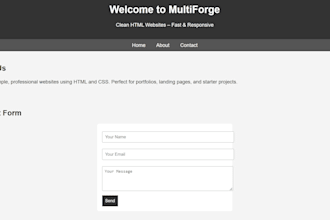 create a clean HTML website for a real estate agency