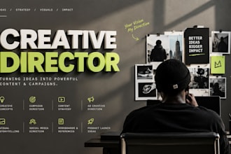be your creative director for content and campaigns