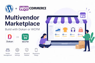 build a multivendor woocommerce marketplace with dokan or wcfm