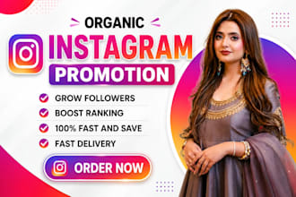 do instagram promotion for organic growth