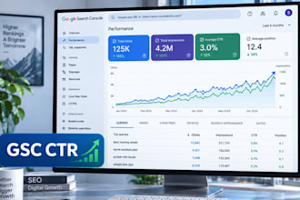 improve google search console CTR ranking and organic website traffic engagement