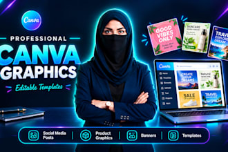 design custom canva graphics and canva templates for product graphics