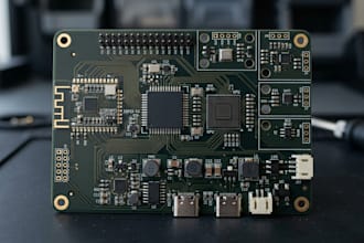 design iot device pcb and edge ai embedded system with sensors