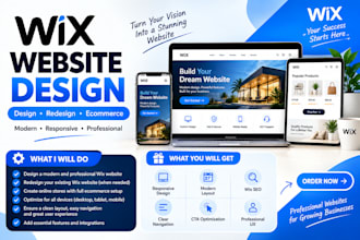 build, redesign, and optimize a professional wix website
