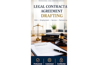 draft contracts, agreements and legal documents