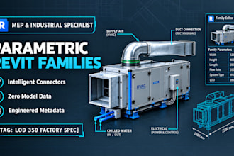 build parametric revit families for mep and industrial manufacturers