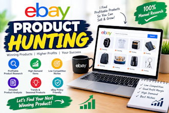 hunt products with 30 ROI for ebay drop shipping model
