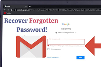 securely recover lost passwords access forgotten accounts emails and files