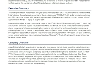 do financial analysis, valuation and equity research