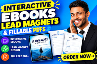 design interactive canva ebooks, lead magnets and fillable pdfs