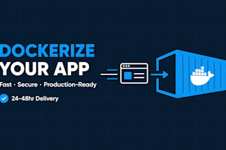 dockerize your application with a production ready dockerfile