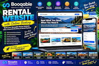 vacation rental booqable rental setup website with online booking and inventory