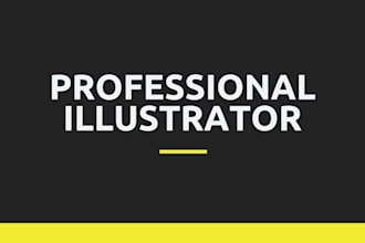 do professional digital illustration and character design