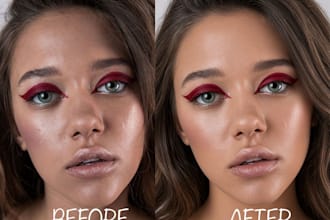 do professional product photo editing and high end retouching for e commerce